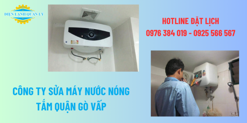 Khu vực nhận sửa máy nước nóng tắm quận Gò Vấp