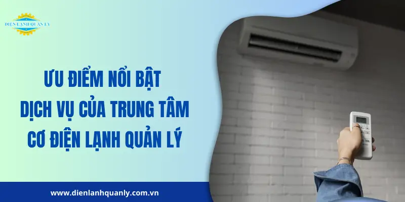 Ưu điểm nổi bật trong dịch vụ của Điện Lạnh Quản Lý
