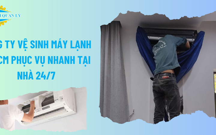 Vệ sinh máy lạnh TPHCM 24/7, đúng quy trình, khử khuẩn, giá ưu đãi
