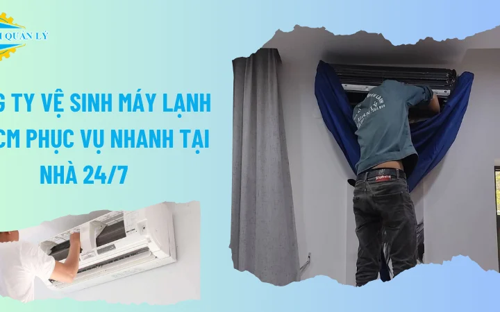 Vệ sinh máy lạnh TPHCM 24/7, đúng quy trình, khử khuẩn, giá ưu đãi