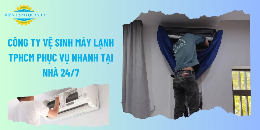 Vệ sinh máy lạnh TPHCM 24/7, đúng quy trình, khử khuẩn, giá ưu đãi