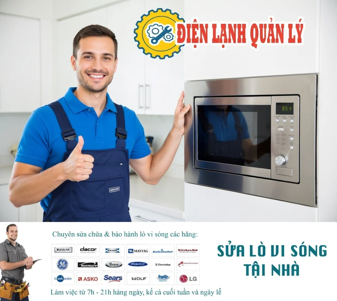 Trung tâm sửa chữa lò vi sóng quận Gò Vấp nhận sửa chữa tất cả các dòng thương hiệu