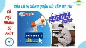 Sửa Lò Vi Sóng Quận Gò Vấp Uy Tín – Có Mặt Nhanh 30 Phút