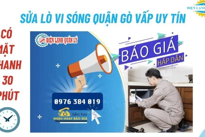 Sửa Lò Vi Sóng Quận Gò Vấp Uy Tín – Có Mặt Nhanh 30 Phút