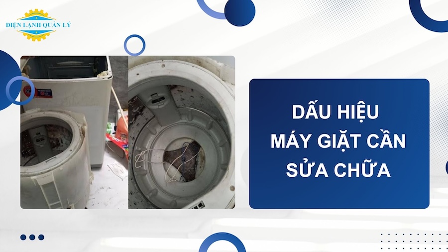 Dấu hiệu cho thấy máy giặt của bạn đang “kêu cứu”