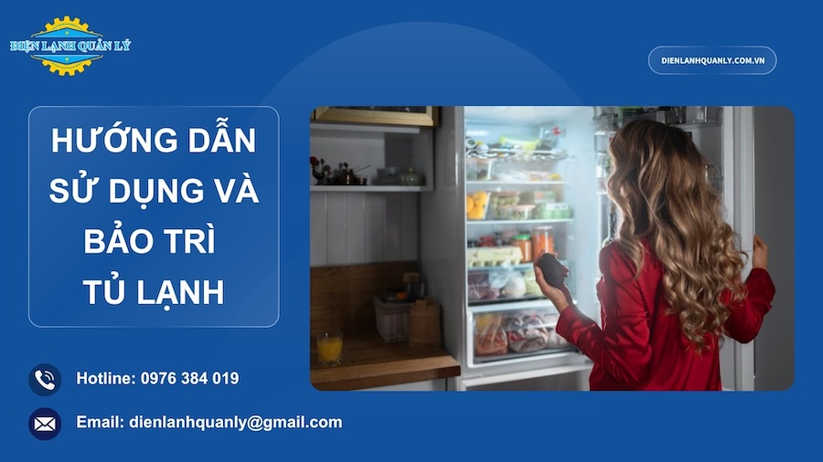 Hướng dẫn sử dụng và bảo trì tủ lạnh giúp kéo dài tuổi thọ thiết bị