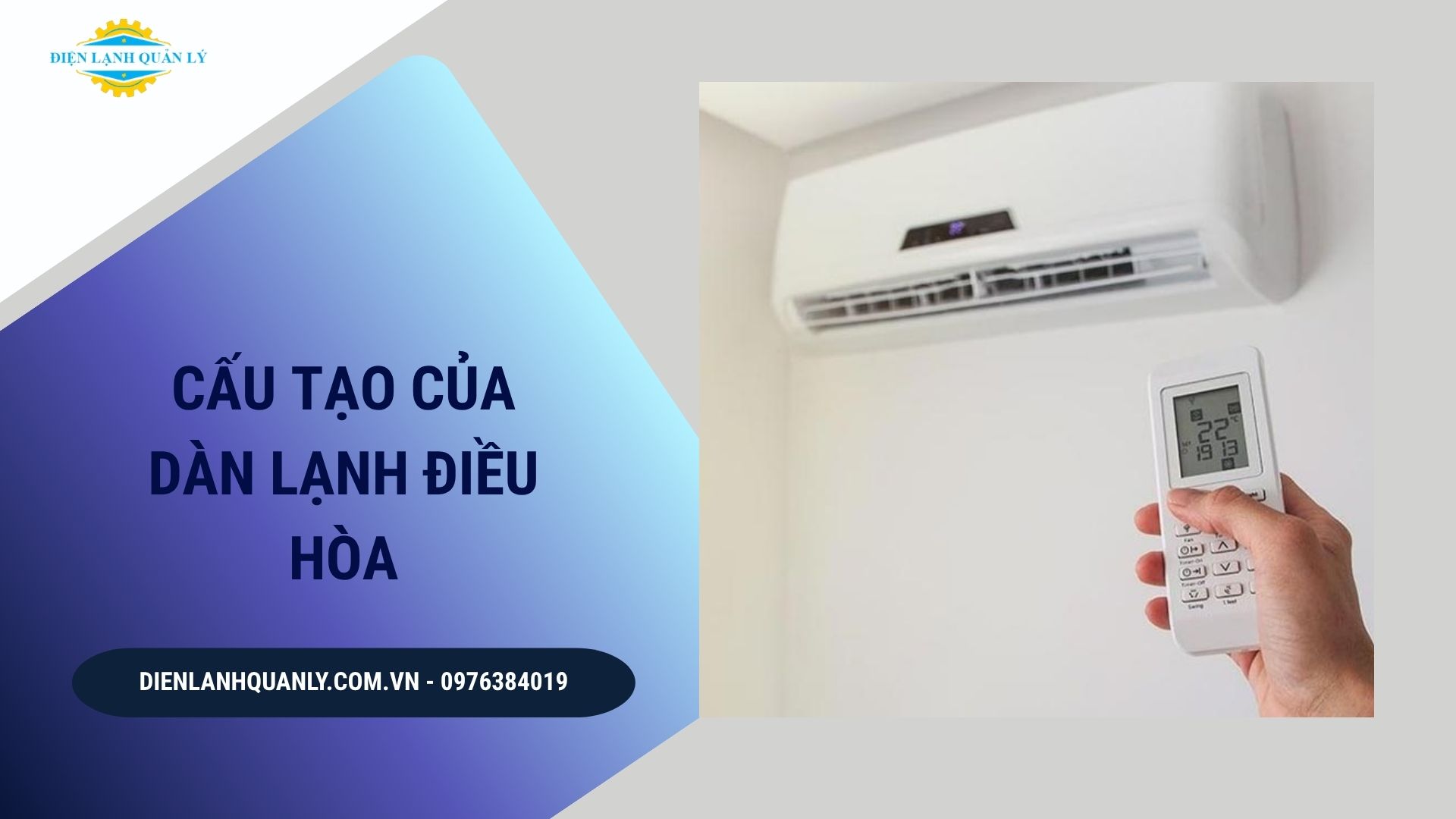 Cấu tạo của dàn lạnh điều hòa