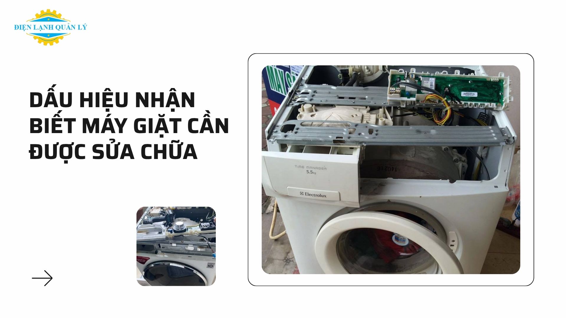 Dấu hiệu nhận biết máy giặt cần được sửa chữa ngay