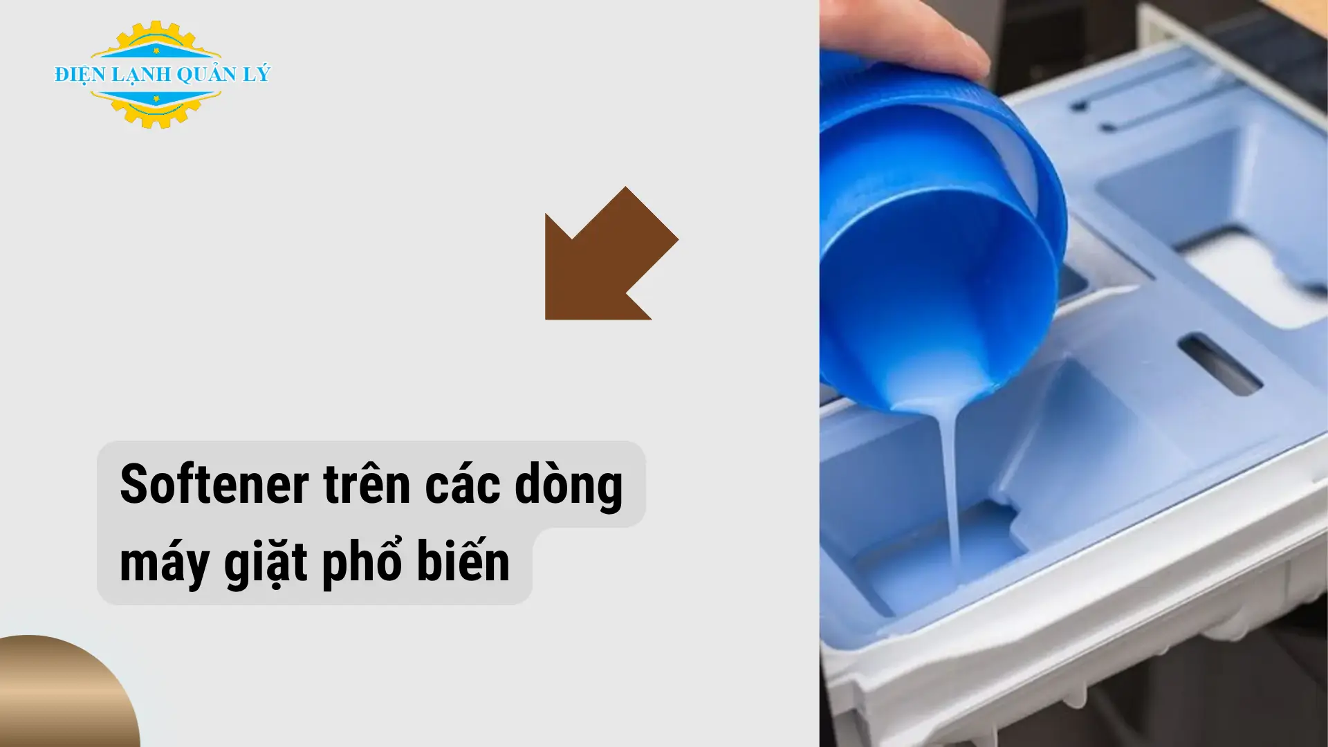 Khám phá ngăn Softener trên các dòng máy giặt phổ biến