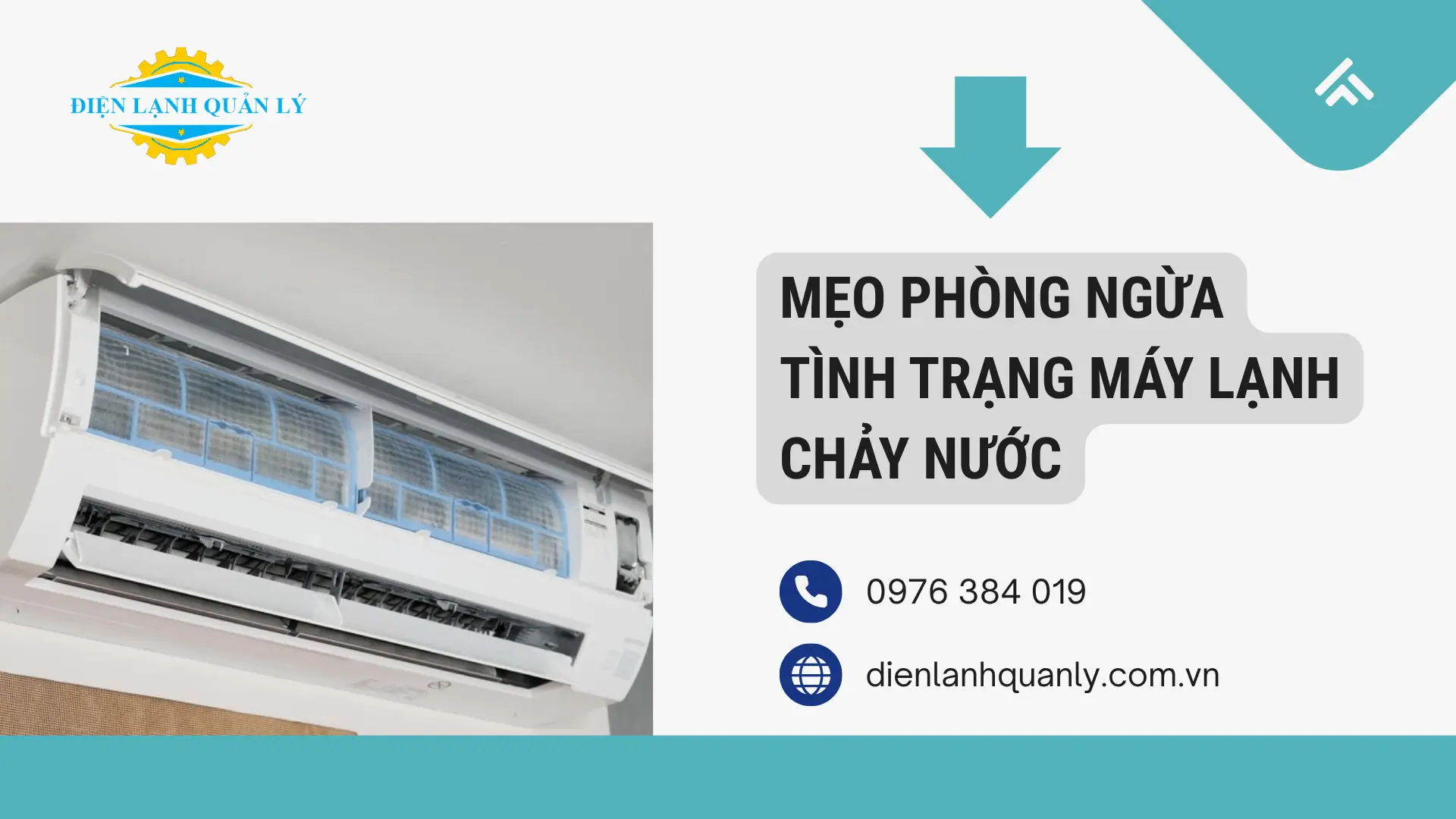 Mẹo phòng ngừa tình trạng máy lạnh chảy nước