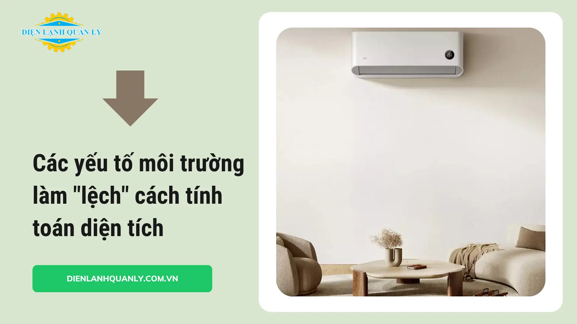 Các yếu tố môi trường làm "lệch" diện tích tính toán tiêu chuẩn