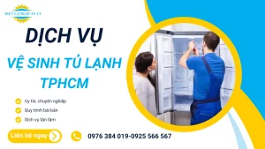 Sử dụng dịch vụ vệ sinh tủ lạnh TPHCM chuyên nghiệp giúp tủ lạnh được làm sạch toàn diện