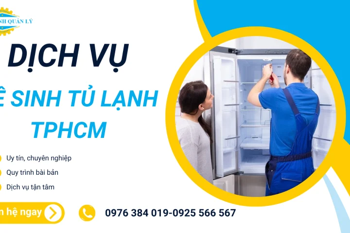 Sử dụng dịch vụ vệ sinh tủ lạnh TPHCM chuyên nghiệp giúp tủ lạnh được làm sạch toàn diện