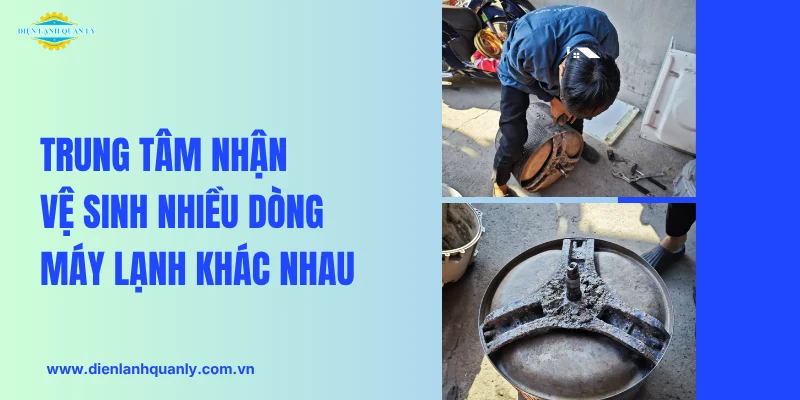 Các dòng máy lạnh trung tâm nhận vệ sinh