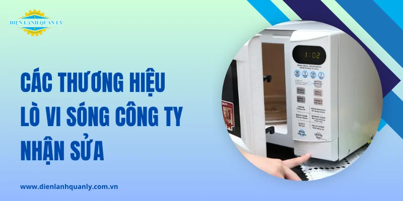 Các thương hiệu lò vi sóng công ty nhận sửa chữa