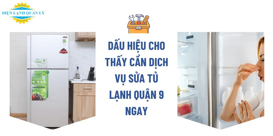 Dấu hiệu cho thấy cần dịch vụ sửa tủ lạnh Quận 9 ngay