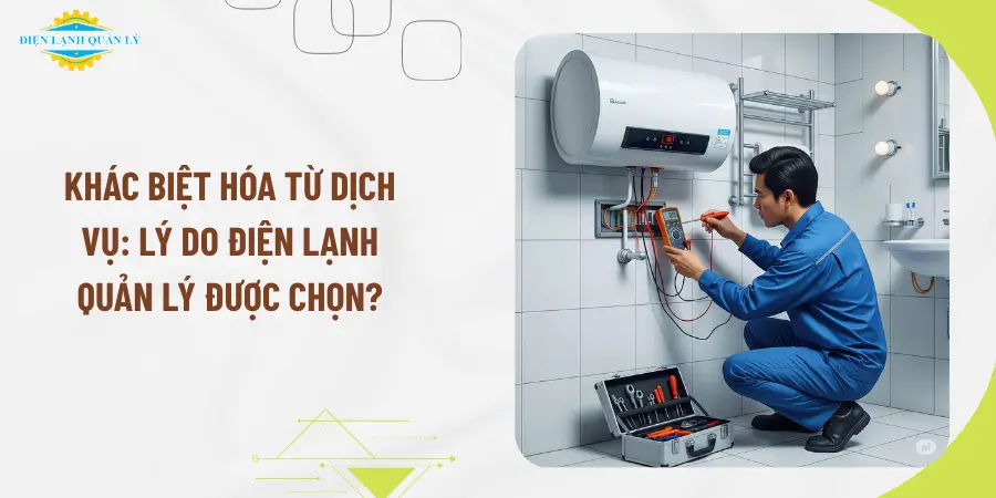 Khác biệt hóa từ dịch vụ: Lý do Điện Lạnh Quản Lý được chọn?