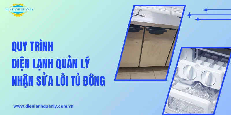 Các bước Điện Lạnh Quản Lý sửa tủ đông