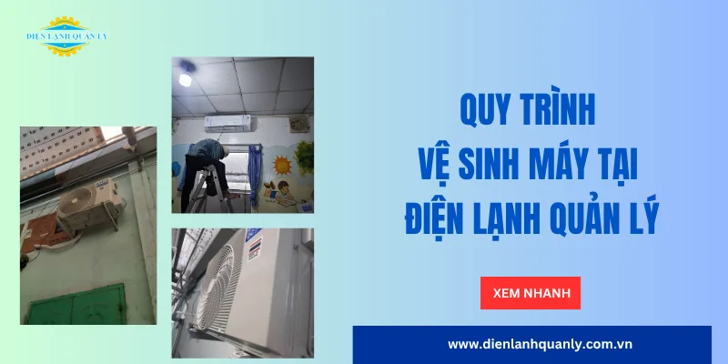 Quy trình trung tâm sửa máy lạnh chi tiết