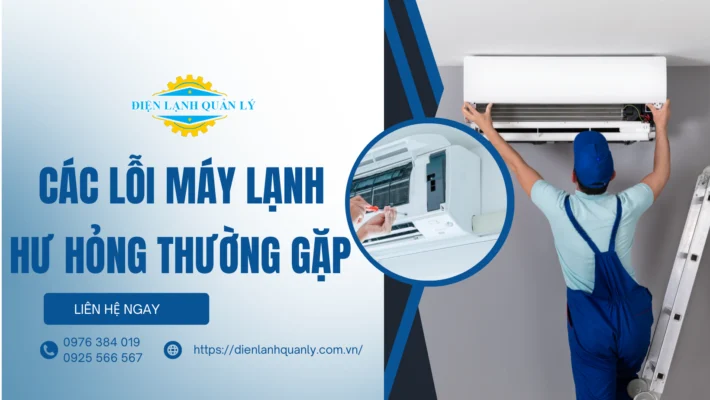 Máy lạnh vào mùa cao điểm thường gặp nhiều lỗi