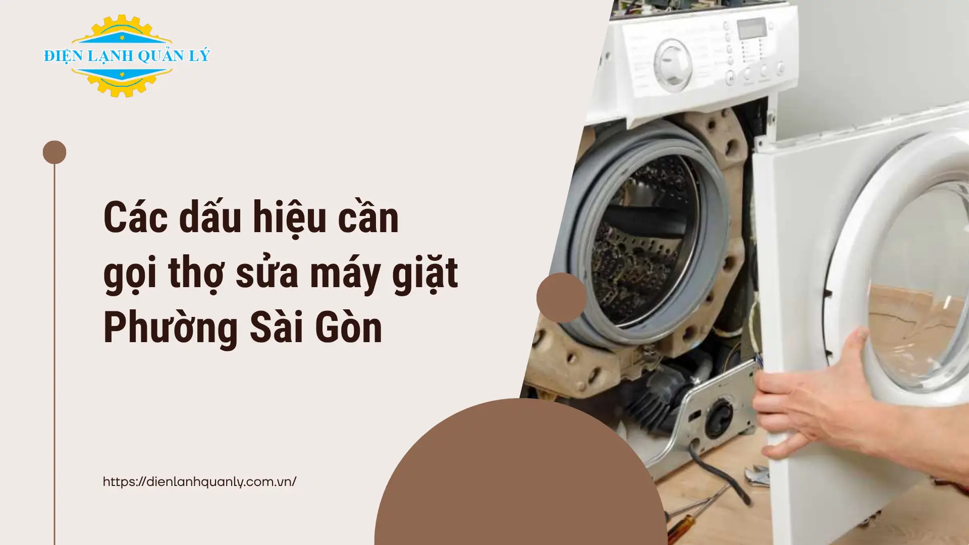 Các dấu hiệu cần gọi thợ sửa máy giặt Phường Sài Gòn ngay lập tức