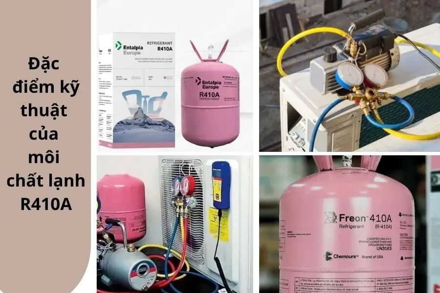 Đặc điểm kỹ thuật các dòng gas máy lạnh