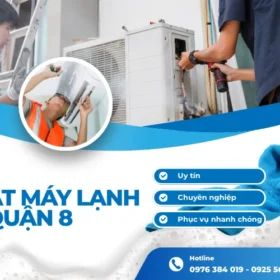 Quy trình lắp đặt máy lạnh Quận 8 cần được thực hiện đúng kỹ thuật