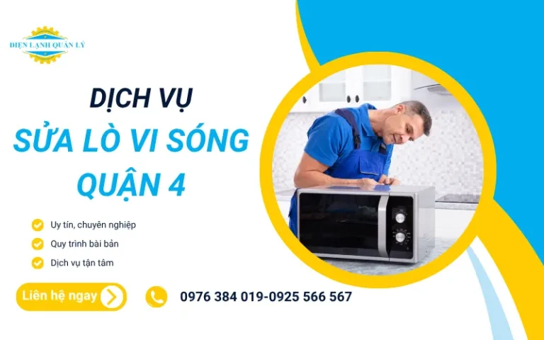 Điện Lạnh Quản Lý nhận sửa chữa mọi thương hiệu lò vi sóng