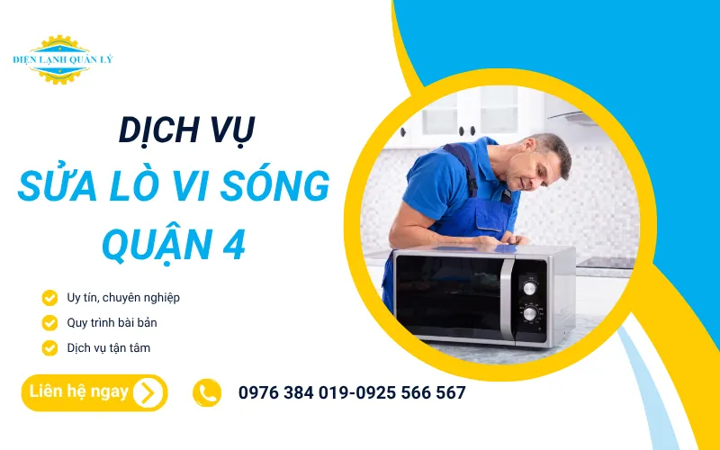 Điện Lạnh Quản Lý nhận sửa chữa mọi thương hiệu lò vi sóng