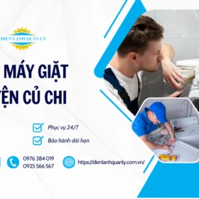 Đội ngũ kỹ thuật viên tại Điện Lạnh Quản Lý có khả năng sửa chữa mọi loại máy giặt