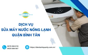 Điện Lạnh Quản Lý nhận sửa chữa mọi thương hiệu máy nước nóng lạnh