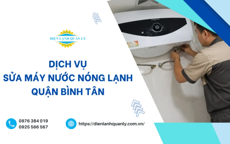 Điện Lạnh Quản Lý nhận sửa chữa mọi thương hiệu máy nước nóng lạnh