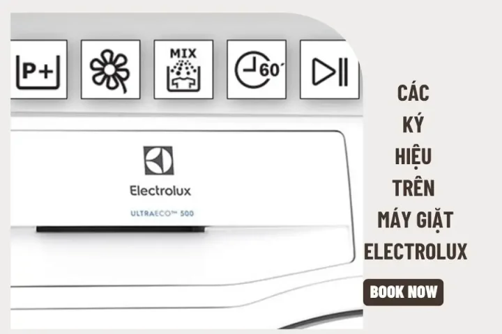 Một số kỹ hiệu trên máy giặt electrolux