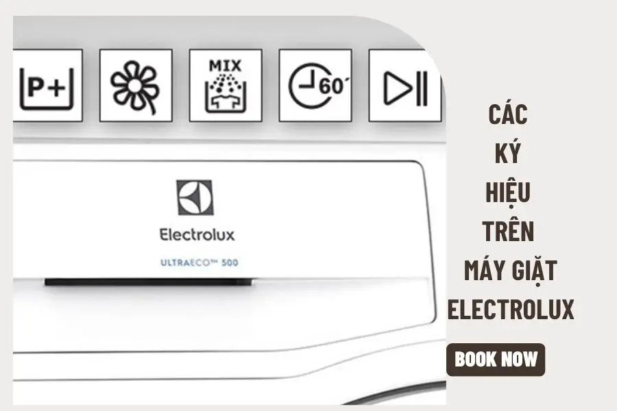 Một số kỹ hiệu trên máy giặt electrolux