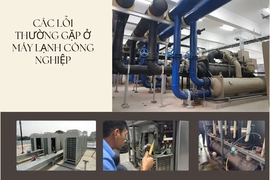 Các lỗi hay gặp ở dàn máy lạnh công nghiệp Bình Dương