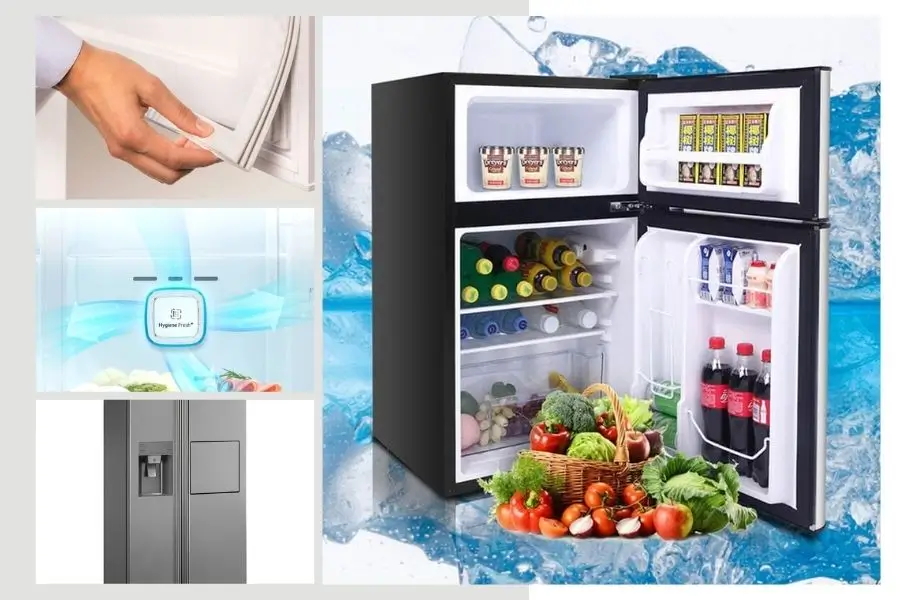Cấu tạo chi tiết ngoài tủ lạnh