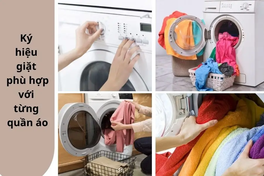 Một số kỹ hiệu trên máy giặt electrolux