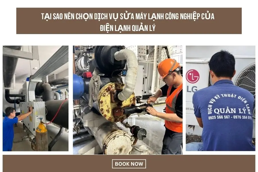 Tại sao nên chọn dịch vụ sửa máy lạnh công nghiệp Bình Dương