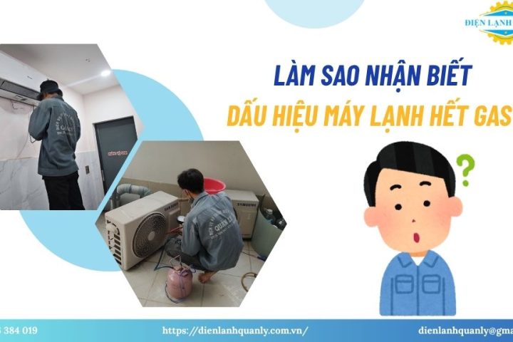 dấu hiệu máy lạnh hết gas