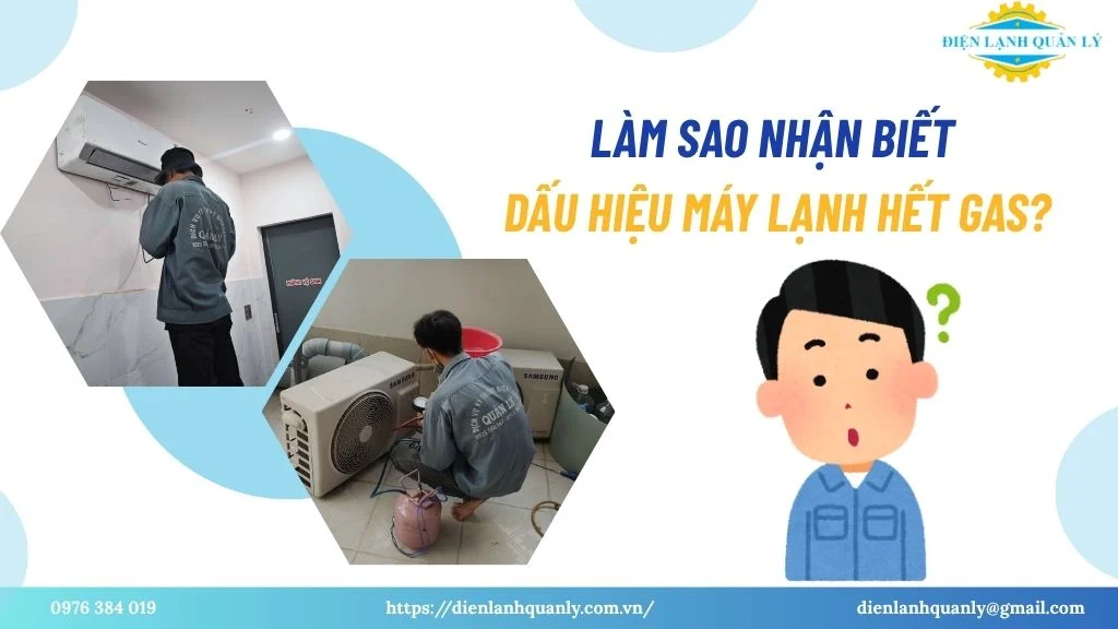 dấu hiệu máy lạnh hết gas