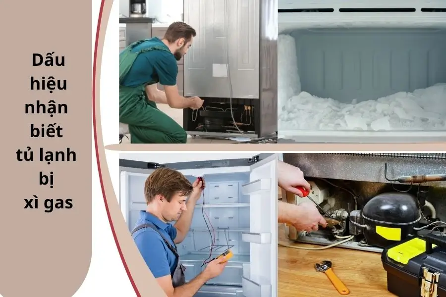 Dấu hiệu nhận biết tủ lạnh xì gas