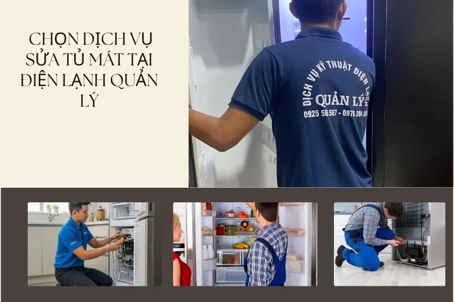 Tại sao nên chọn dịch vụ sửa tủ mát Sanaky tại Điện lạnh quản lý