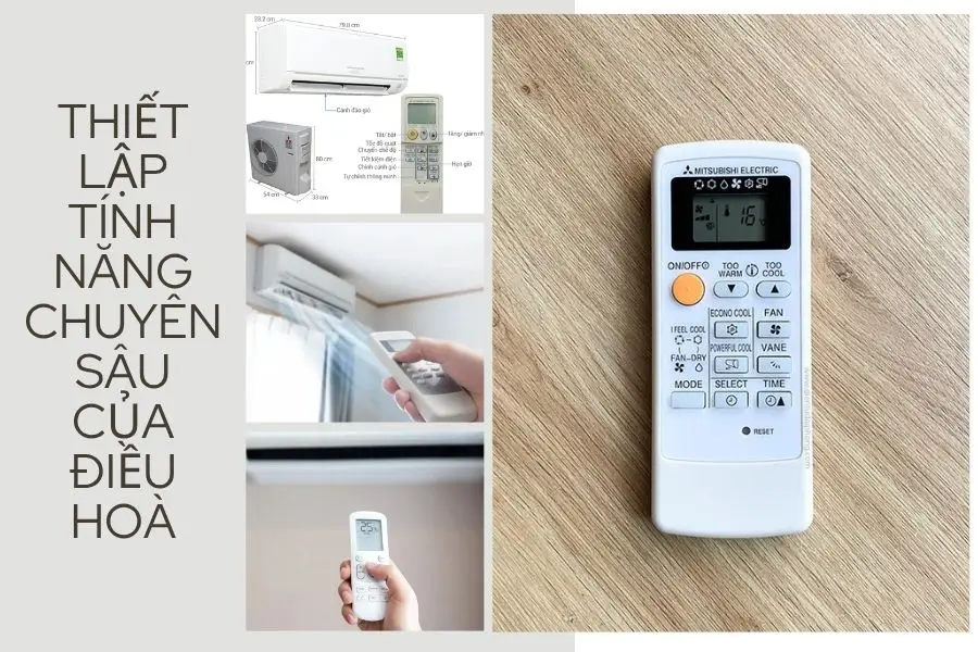 Các tính năng của nút bấm trên điều khiển điều hoà