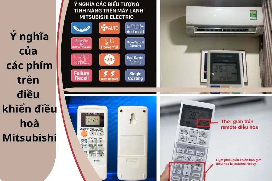 Ý nghĩa các nút bấm trên điều khiển điều hoà