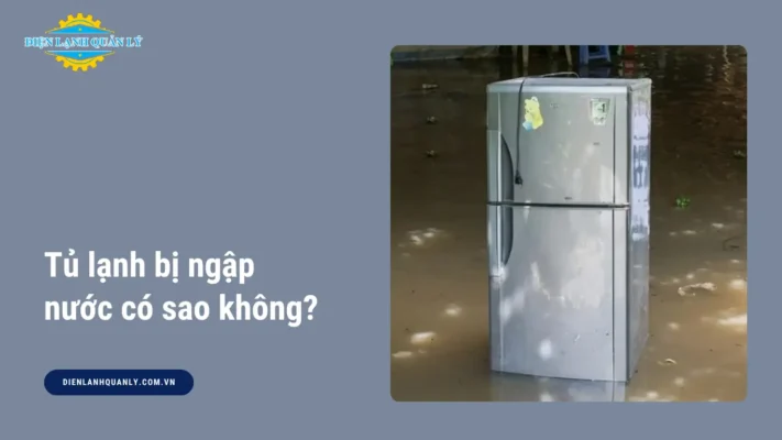 Tủ lạnh bị ngập nước có sao không?