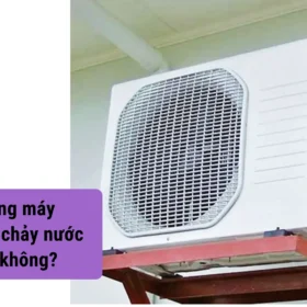 Cục nóng máy lạnh bị chảy nước có sao không?