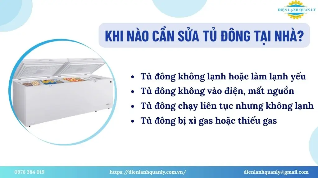 Khi nào cần sửa tủ đông tại nhà? Khi nào cần sửa tủ đông tại nhà?