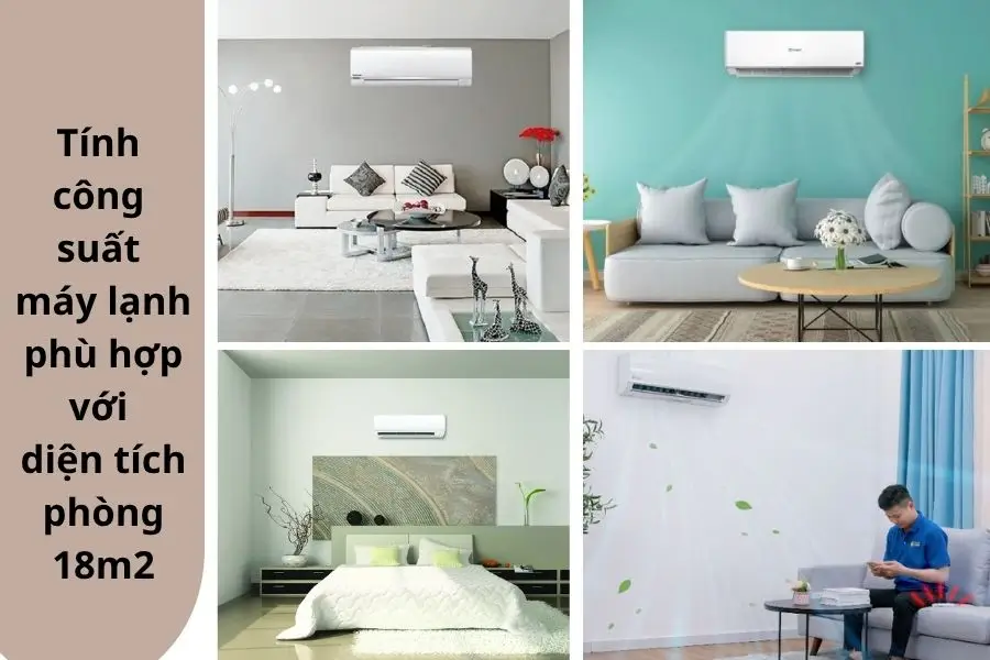 Công thức tính công suất điều hoà phòng 18m2 Công thức tính công suất điều hoà phòng 18m2