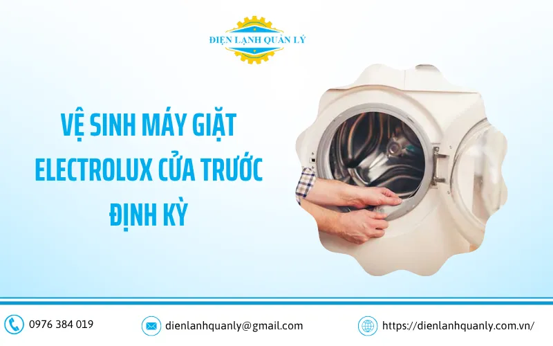 Vệ sinh máy giặt định kỳ giúp tăng tuổi thọ thiết bị