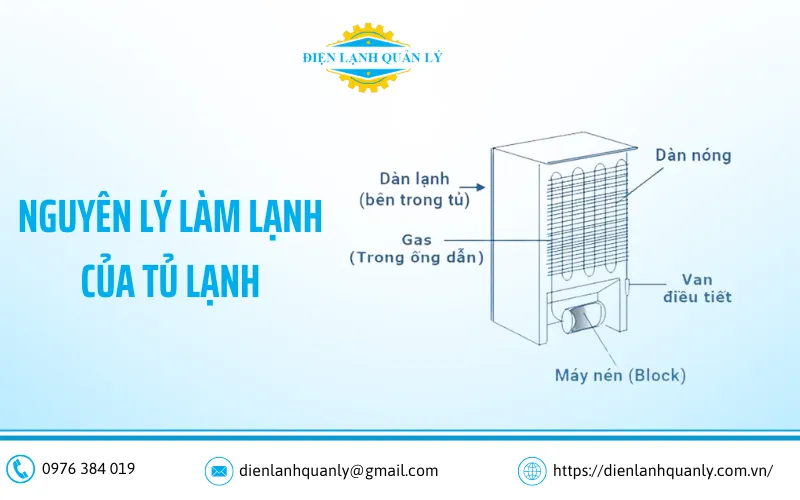 Nguyên lý làm lạnh của tủ lạnh